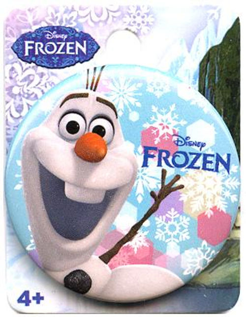 Disney Frozen Olaf Snowflakes 1.5-Inch Button