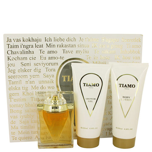 Parfum Blaze Tiamo Gift Set - Eau De Parfum Spray + 6.8 oz Body Lotion + 6.8 oz Shower Gel