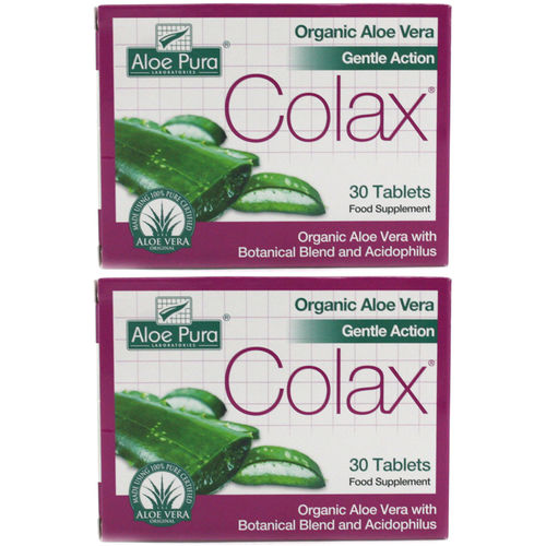 Aloe Pura  Aloe Vera Gentle Action COLAX 2 PACK x 30 S (60)