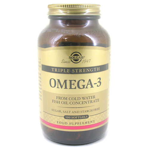 Solgar Omega 3 Triple Strength 100 SOFTGELS