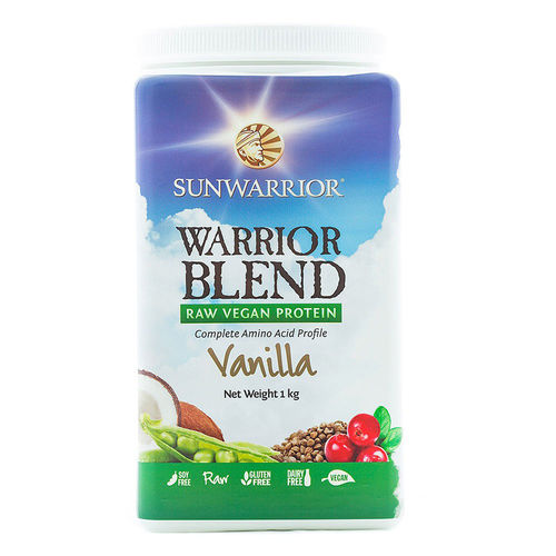 Sunwarrior Warrior Blend Vanilla Protein Powder 1kg