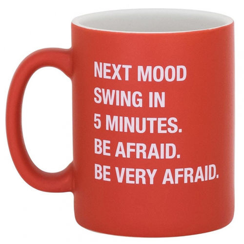 About Face Be Very Afraid 380ml Mug