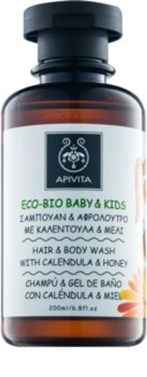 Apivita Eco-Bio Baby & Kids Baby Washing Gel and Shampoo For Everyday Use