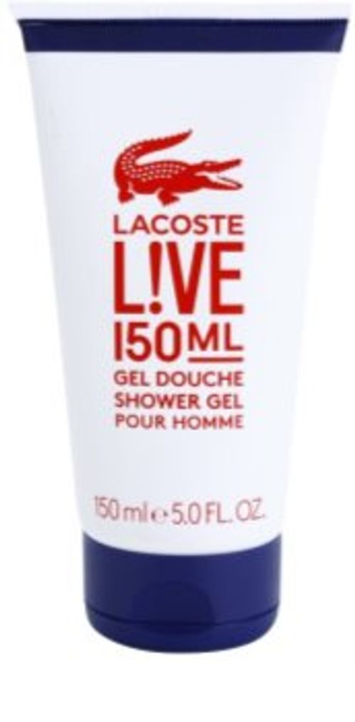 lacoste red shower gel