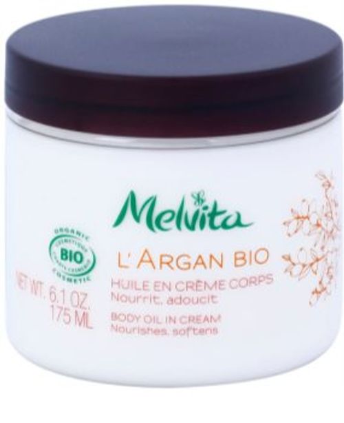 Melvita L'Argan Bio Nourishing Body Cream for Soft and Smooth Skin