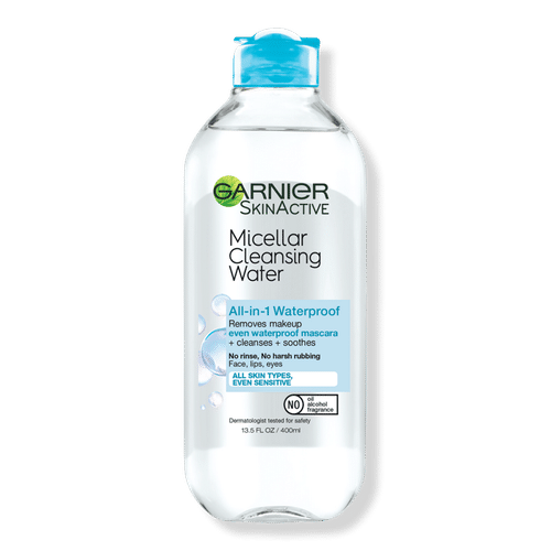 skinactive micellar cleansing water & waterproof makeup remover