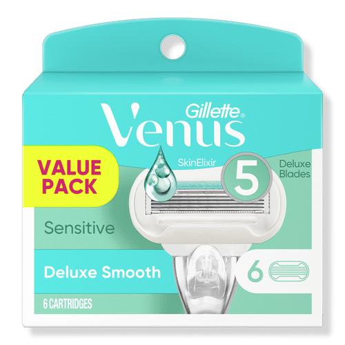 Venus Embrace Sensitive Women's Razor 5 Blade Cartridge Refills