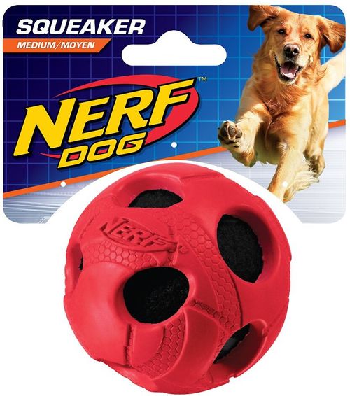 nerf dog squeaker ball