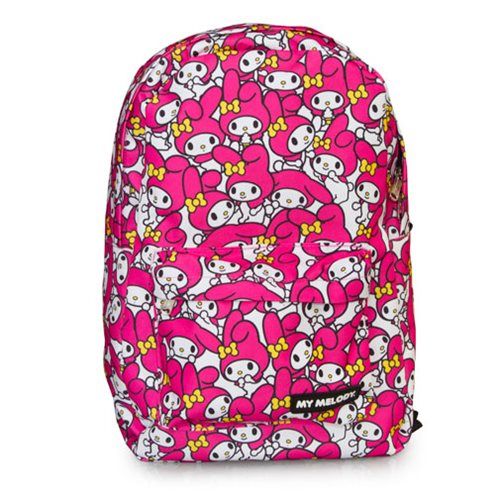 Hello Kitty My Melody Print Backpack