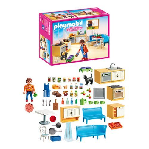 playmobil dollhouse kitchen