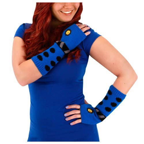 Doctor Who Dalek Blue Arm Warmers