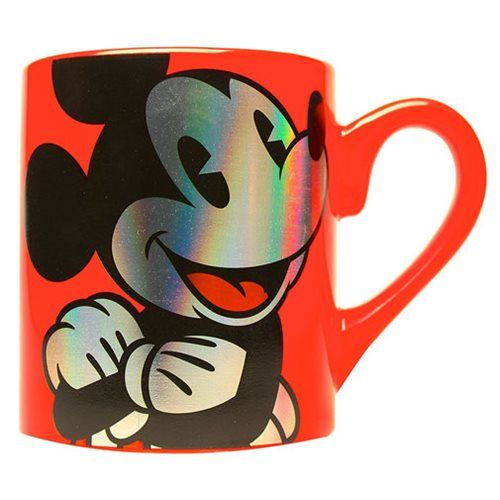 Mickey Mouse Red 14 oz. Ceramic Laser Print Mug