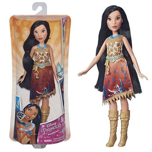 disney princess royal shimmer pocahontas doll