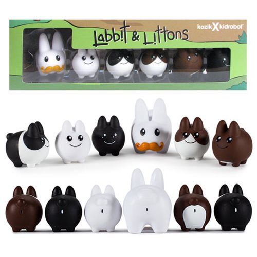 Frank Kozik Labbit with Littons Vinyl Figure 6-Pack