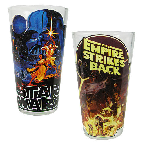 Star Wars Cast Action 16 oz. Pint Glass 2-Pack