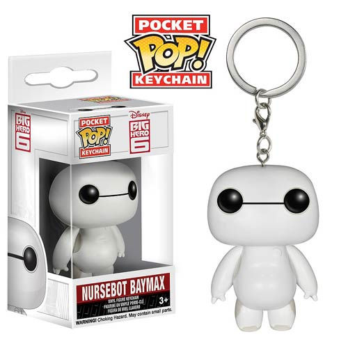 Big Hero 6 Nursebot Baymax Pop! Vinyl Figure Key Chain