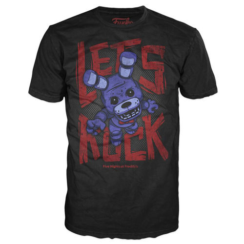 Five Nights at Freddy's Bonnie Let's Rock Black T-Shirt
