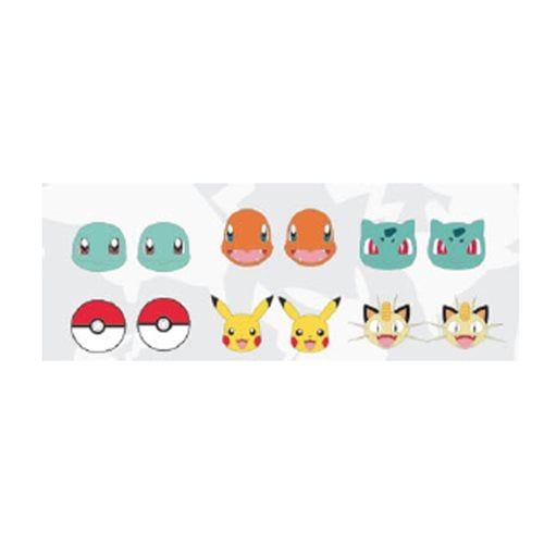 Pokemon Starters Earring 6-Pack