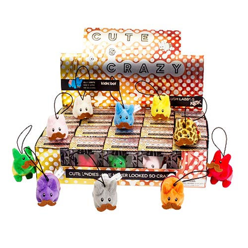 Frank Kozik Cute And Crazy Happy Labbit Plush Display Tray