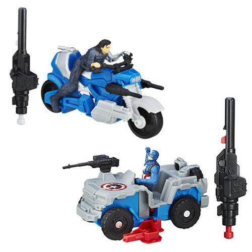 Captain America Civil War 2 1/2-Inch Combat Racer Wave 1 Set