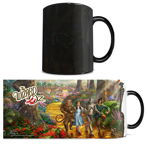 Wizard of Oz Follow the Yellow Brick Road Thomas Kinkade Studios Morphing Mug