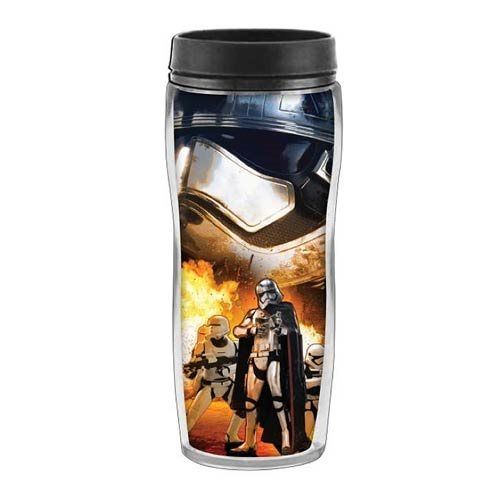 Star Wars: Episode VII - The Force Awakens Phasma and Flametroopers 16 oz. Curved Plastic Travel Mug