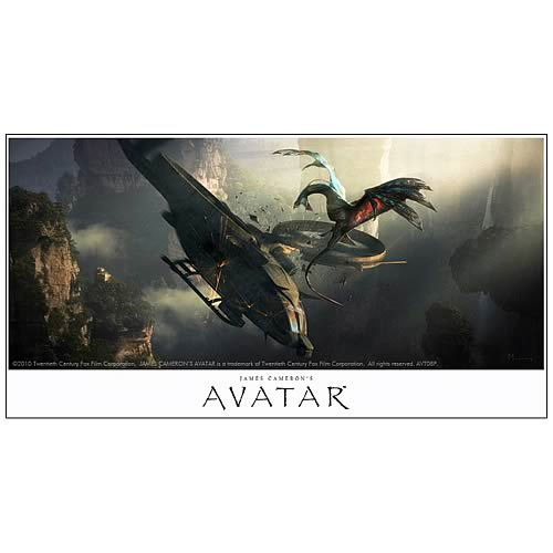 Avatar Banshee Attack Paper Giclee Print