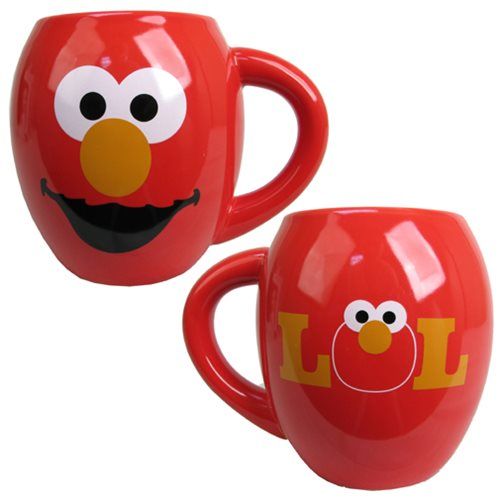 Sesame Street Elmo 18 oz. Oval Ceramic Mug
