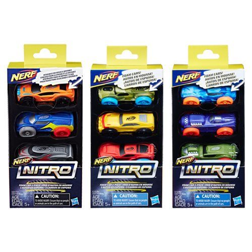 nerf nitro foam cars