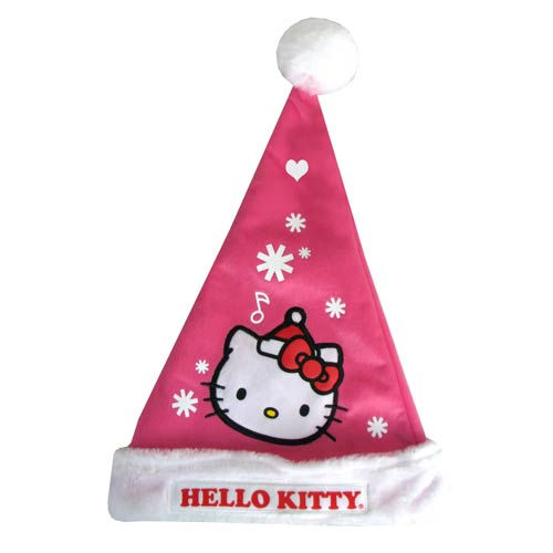 pink santa claus hat