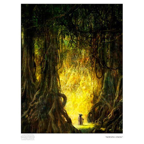Star Wars Morning Stroll by Cliff  Paper Giclee Art Print