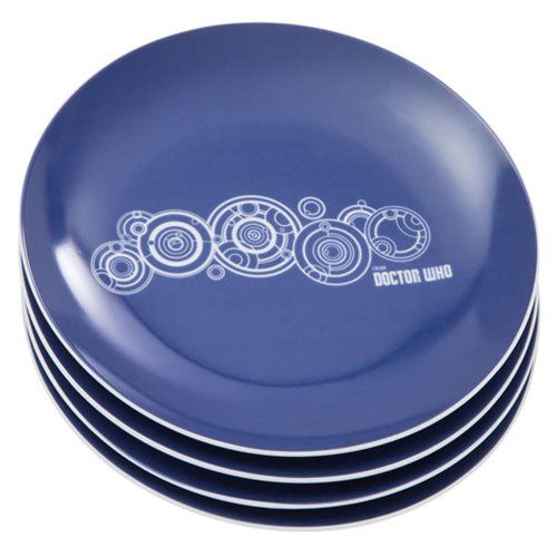 Doctor Who 8-Inch Ceramic Plate 4-Pack Set