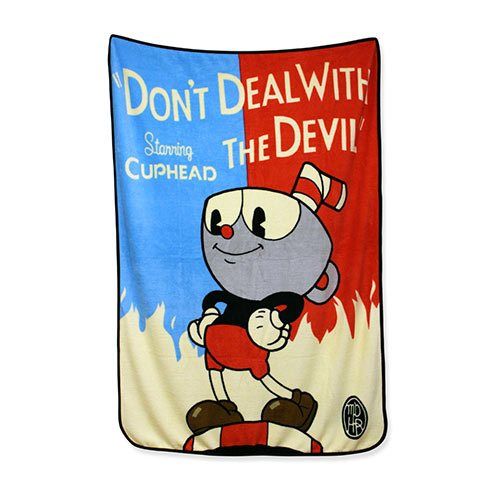 Cuphead Don't Deal with the Devil Flannel Fleece Blanket
