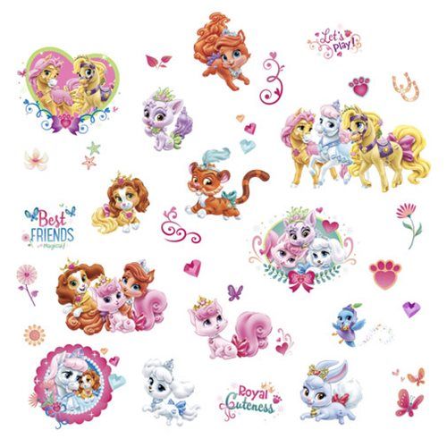 Disney Princesses Palace Pets Whisker Haven Peel and Stick Wall Decals