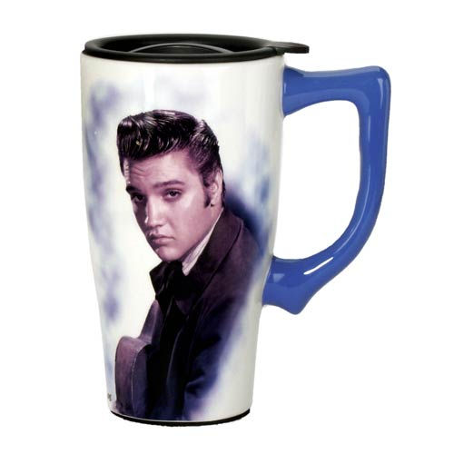 Elvis Presley Portrait Travel Mug