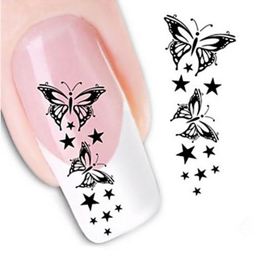 1 Pcs 3d Nail Stickers Water Transfer Sticker Nail Art Manicure Pedicure Flower Abstract Fashion Daily 01967717 Buy Online In Dominica At Dominica Desertcart Com Productid 83210163