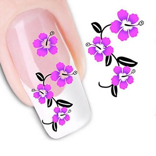 1 Pcs 3d Nail Stickers Water Transfer Sticker Nail Art Manicure Pedicure Flower Fashion Daily 02199987 Buy Online In Antigua And Barbuda At Antigua Desertcart Com Productid 83210141