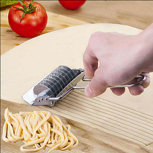 Stainless Steel Dough Docker Spaghetti Maker Lattice Roller Noodle