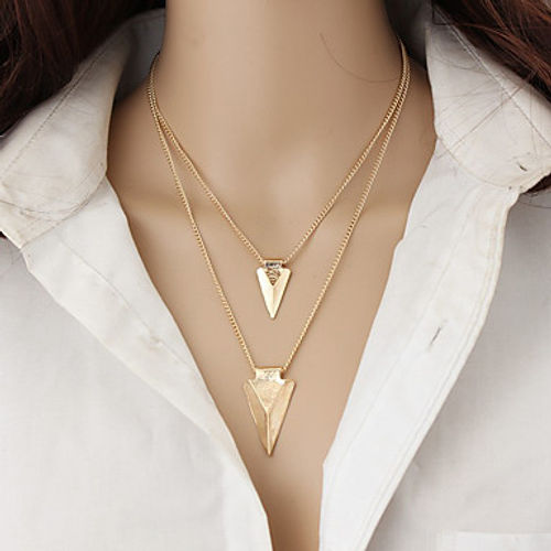 Double-layer Gold Necklace Jewelry 