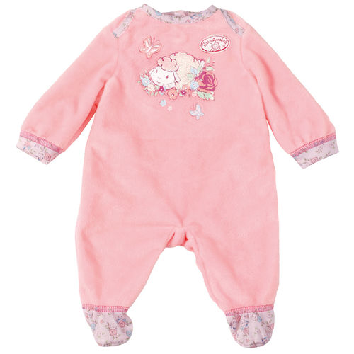 Baby Annabell Romper DARK PINK SHEEP AND BUTTERFLY