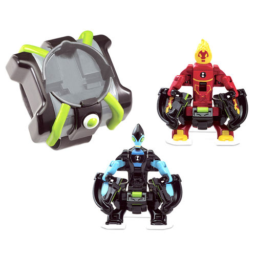 Ben 10 Omni-Launch Battle Figures HEATBLAST & XLR8