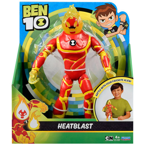 Ben 10 Super DELUXE (LARGE) Action Figure HEATBLAST