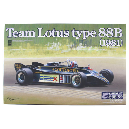 Ebbro Team Lotus Type 88B (1981) Model Set (Scale 1:20)