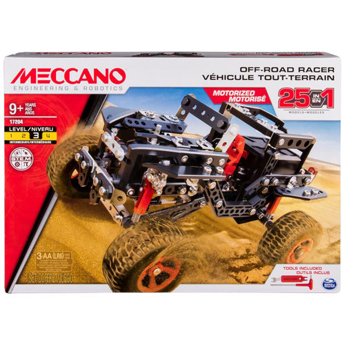 Meccano Off-Road Racer 25-in-1 Motorized Model Set