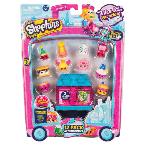 Shopkins World Vacation Americas 12 Pack (Series 8, Wave 3)