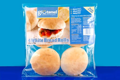 Gluten Free Rolls 4 x 75g (Glutamel)