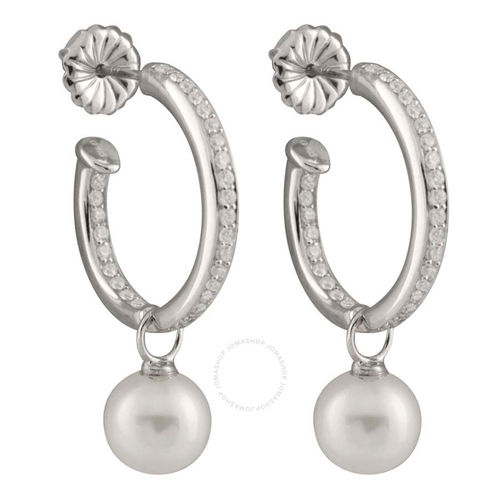 Bella Pearl White Freshwater Pearl Sterl Buy Online In Kuwait At Desertcart - hoop earrings roblox id