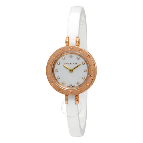 bvlgari white ceramic watch