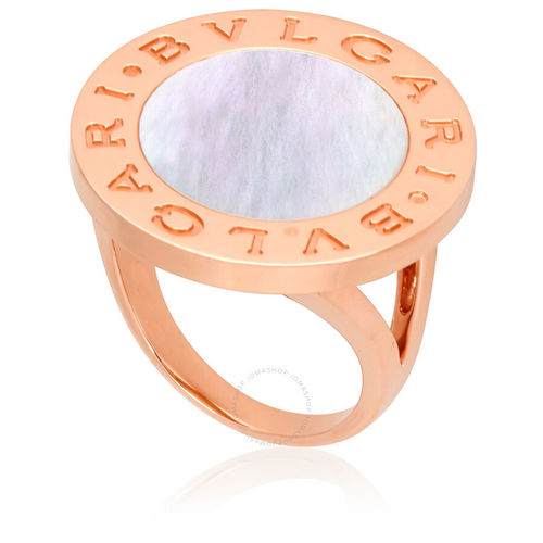 bvlgari ring with mother of pearl