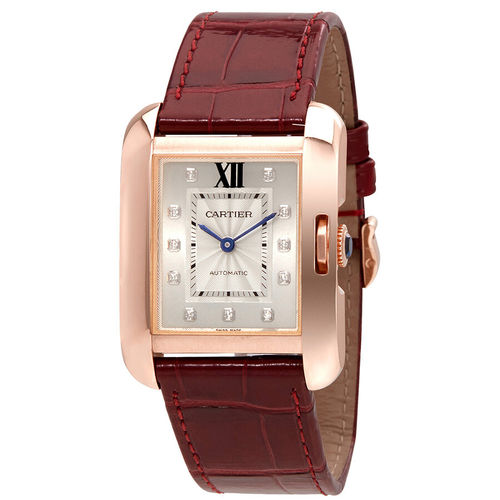 Cartier Tank Anglaise Silver Dial 